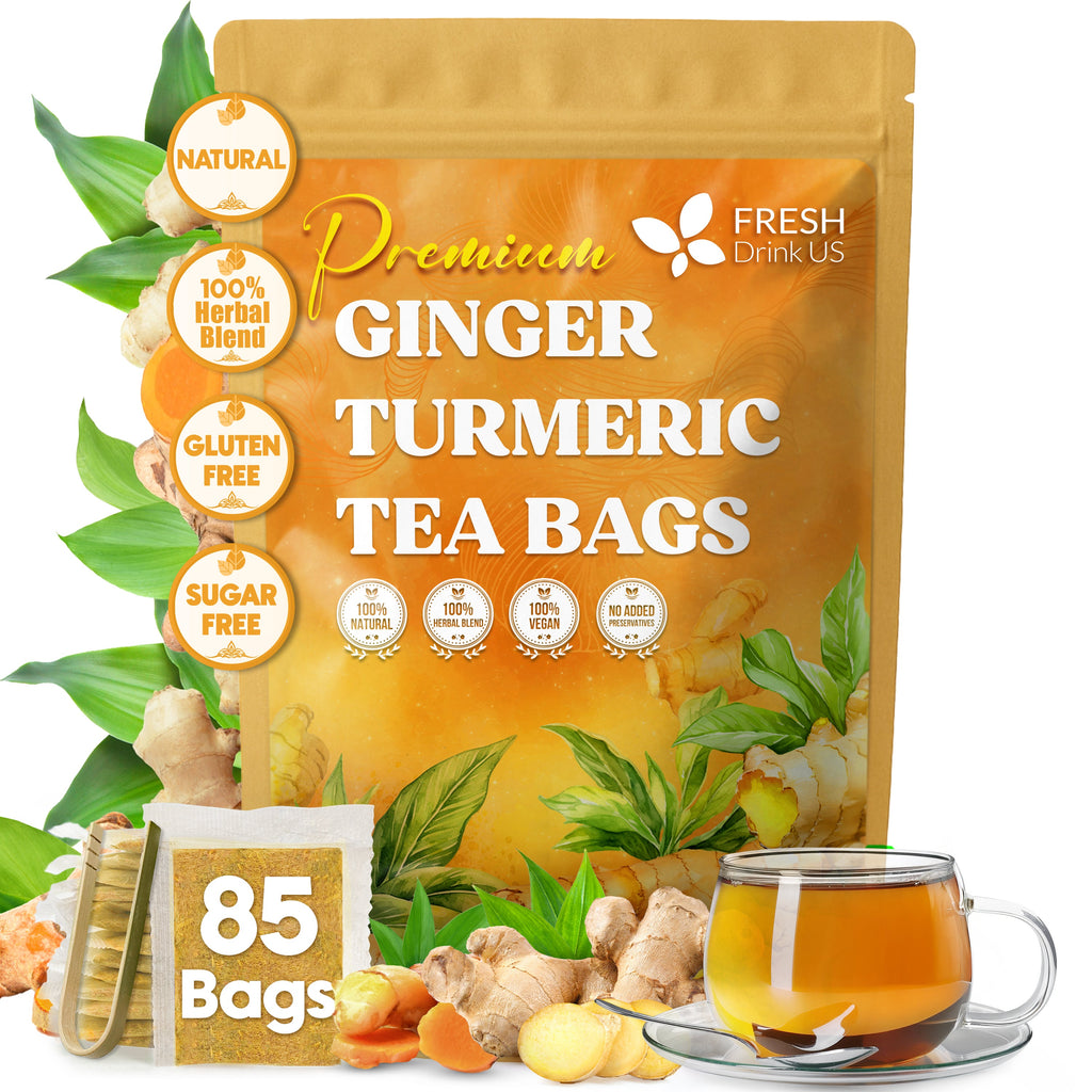 Premium Ginger Turmeric Tea Bags