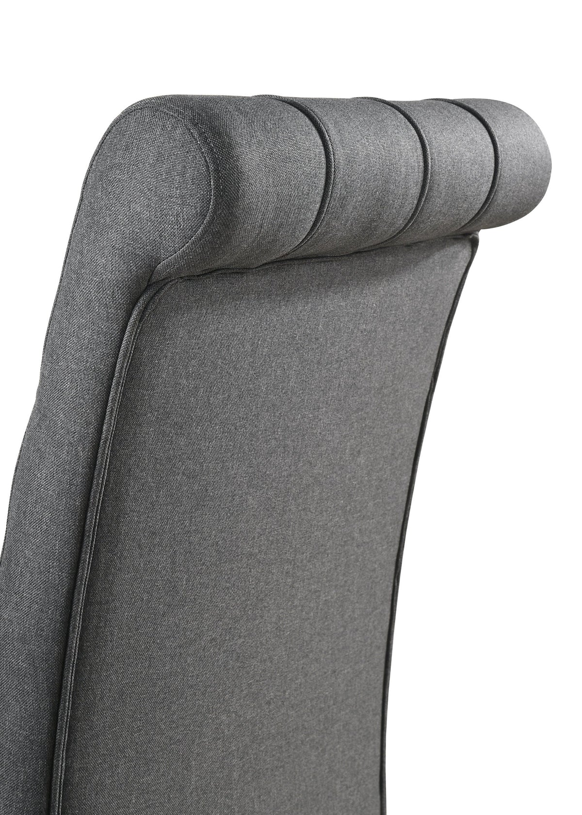 Alana Fabric Upholstered Dining Side Chair Grey (Set of 2)