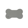 SeaDek Dog Bowl Mat - Storm Grey/Black - Small - 12" x 21"