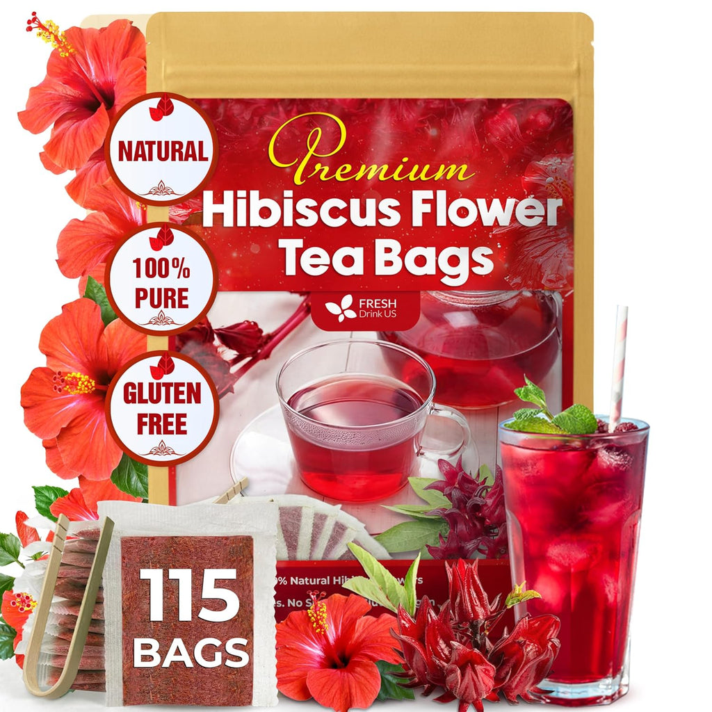Hibiscus Dried Flowers Tea Bags