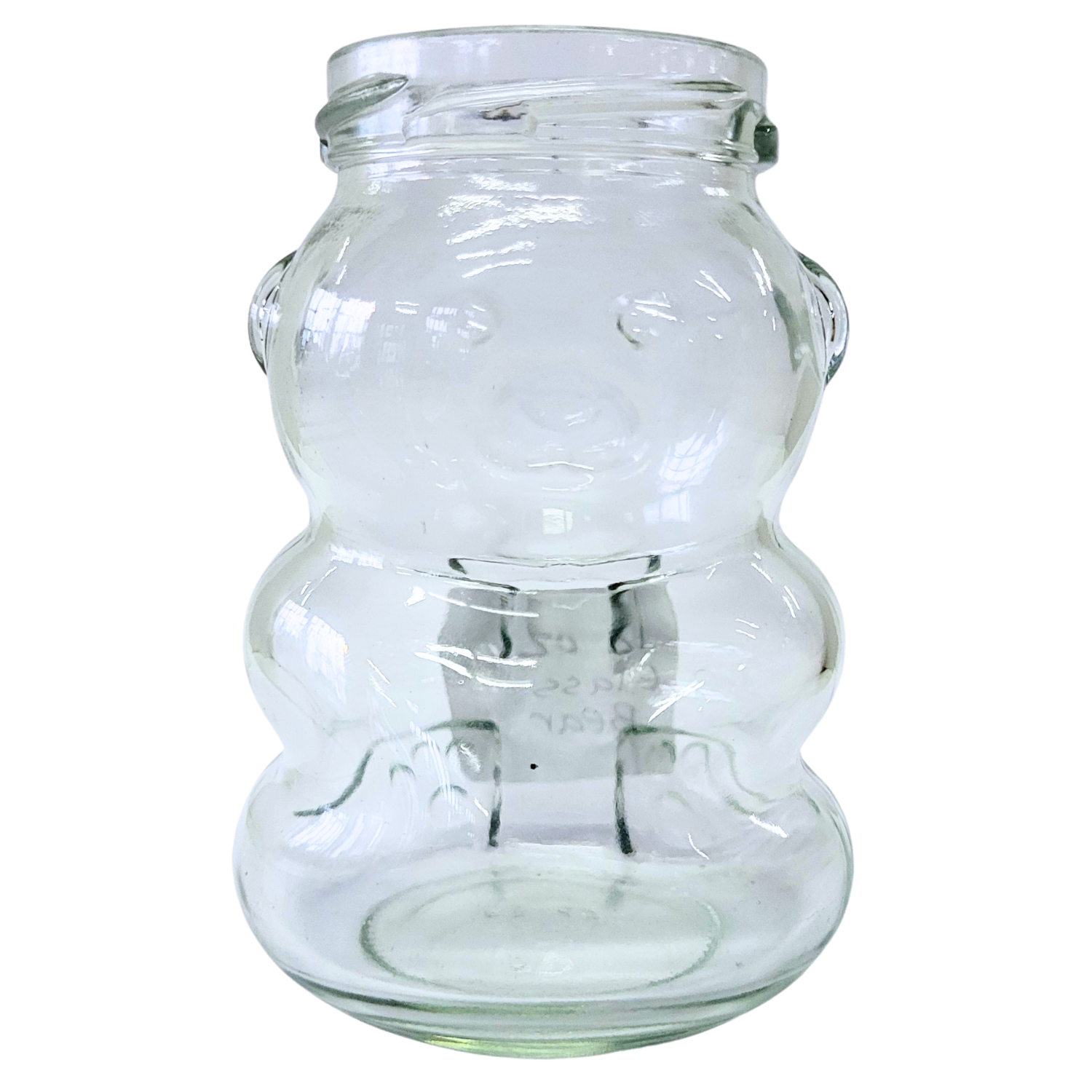 12 oz Glass Bear Honey Jar