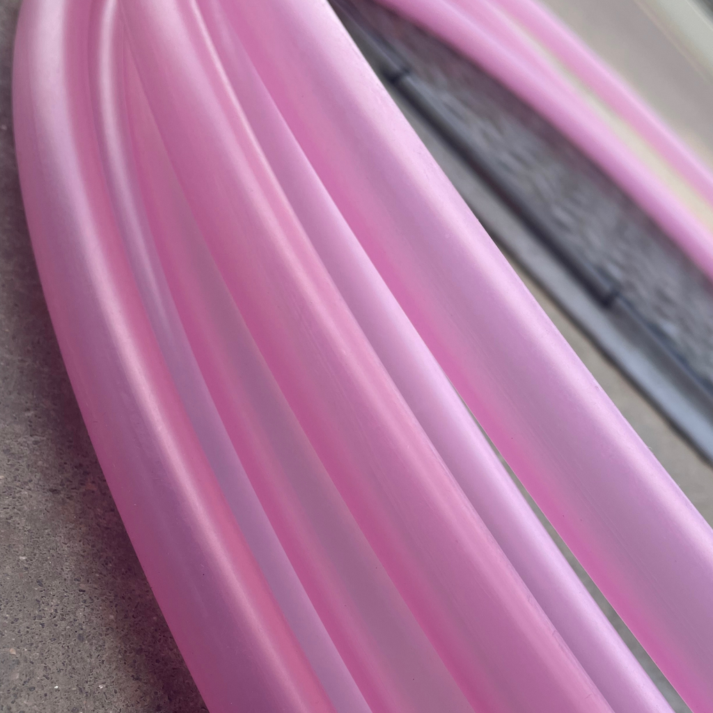 Pretty in Pink 5/8" Polypro Hula Hoop - Ready to Ship