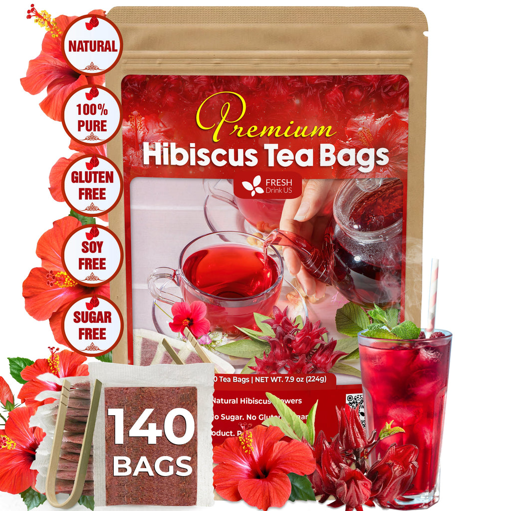 Hibiscus Dried Flowers Tea Bags