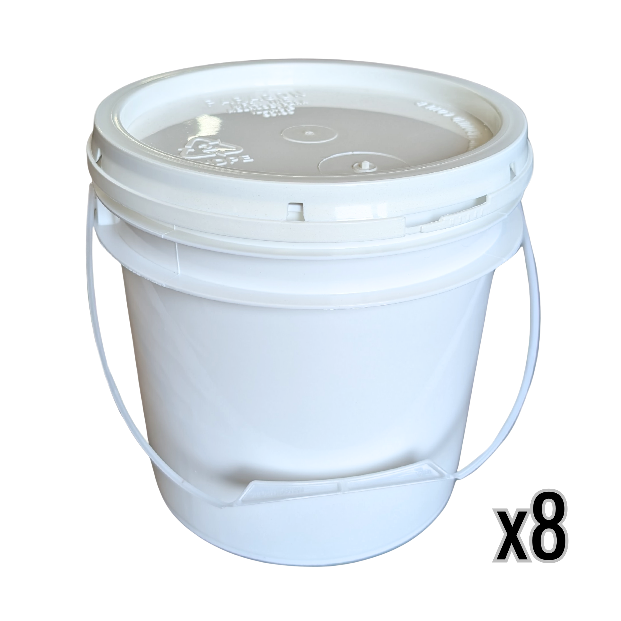 1 Gallon Round Bucket and Lid with Gasket