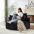 Fluffy Modern Corduroy Sponge Sofa - No Assembly Required