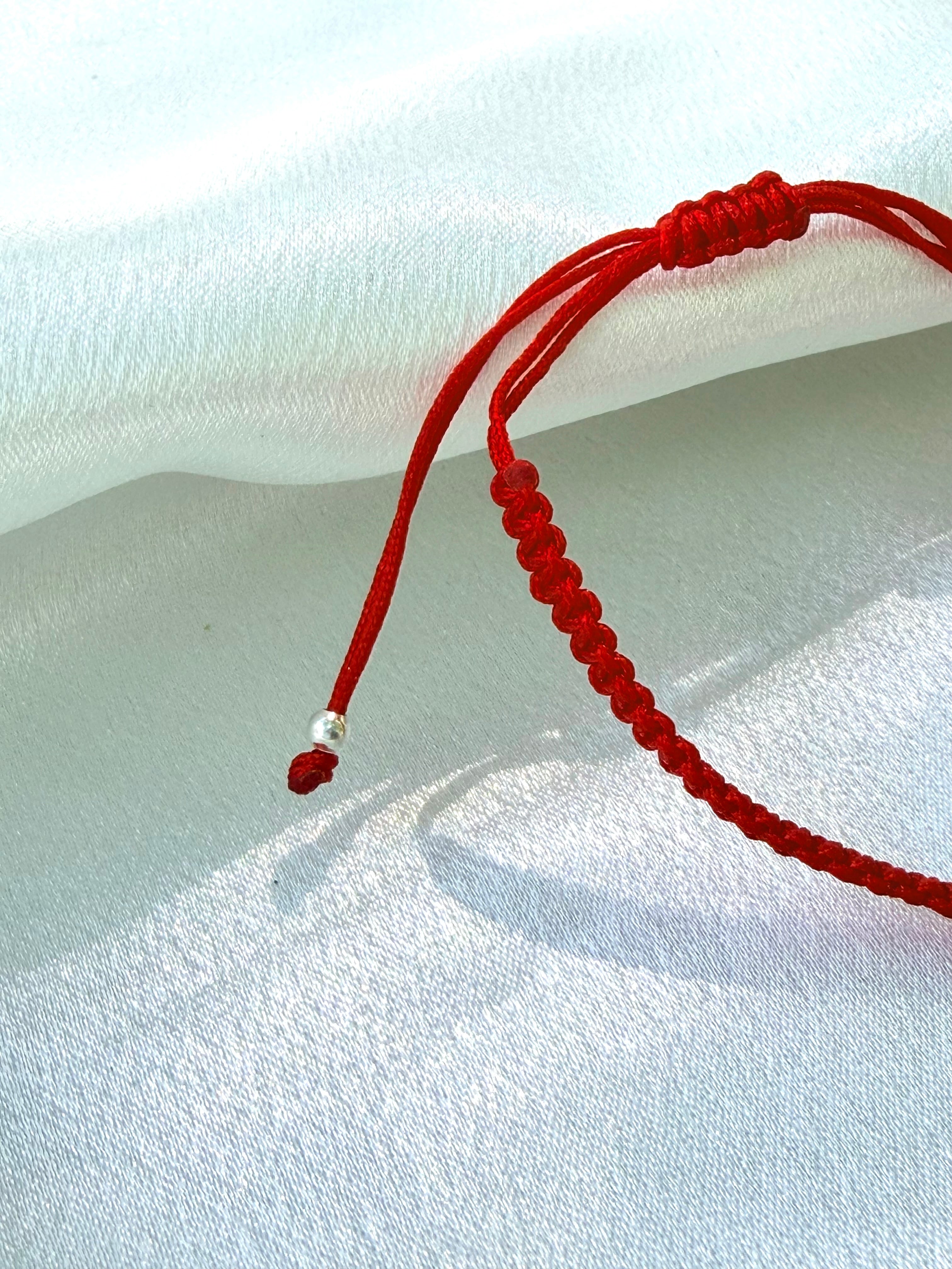 925 Sterling Silver Red Protection Bracelet | Saint Benedict, Evil Eye & Hamsa Adjustable