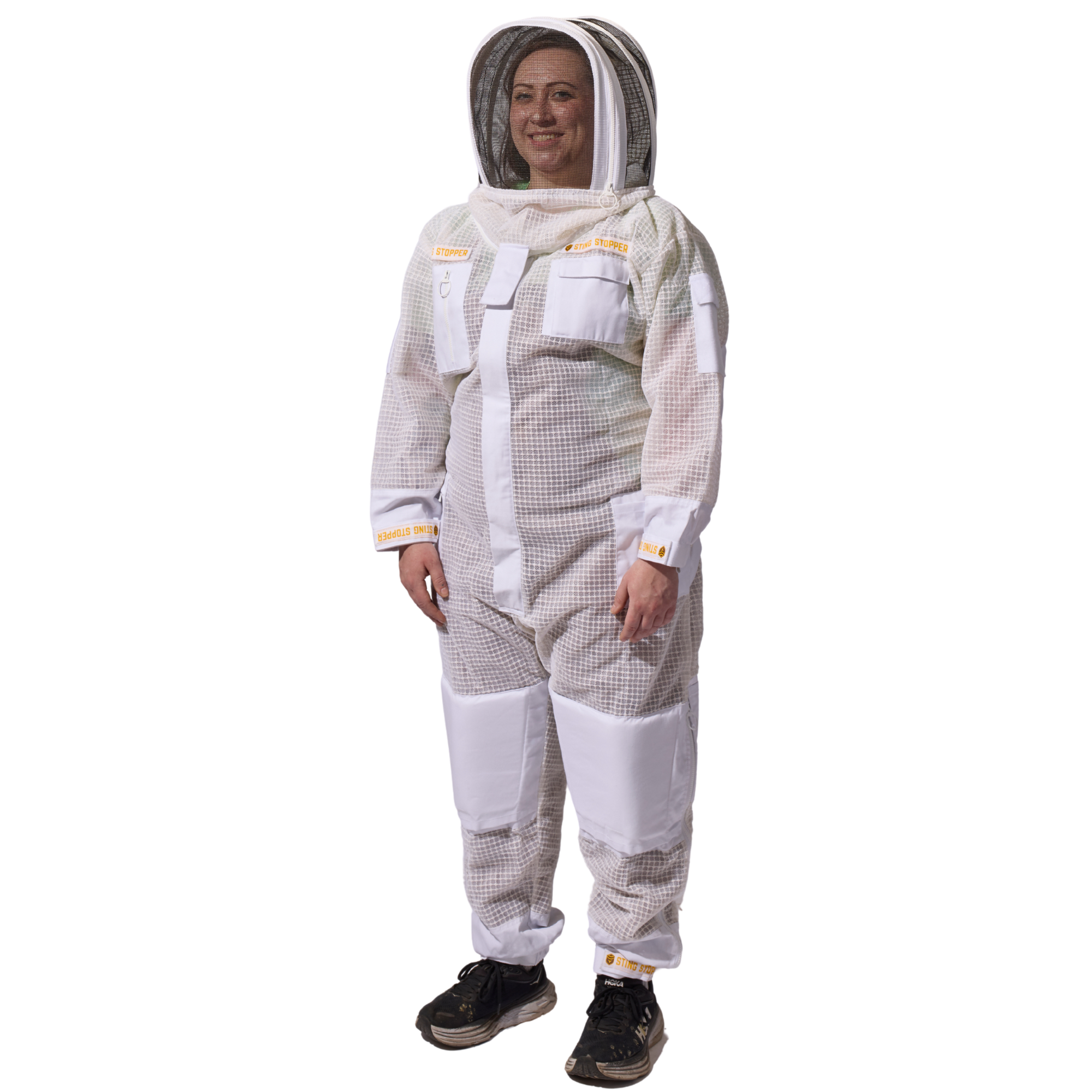 Sting Stopper Professional Ventilated Beekeeping Suit - Beekeeper White