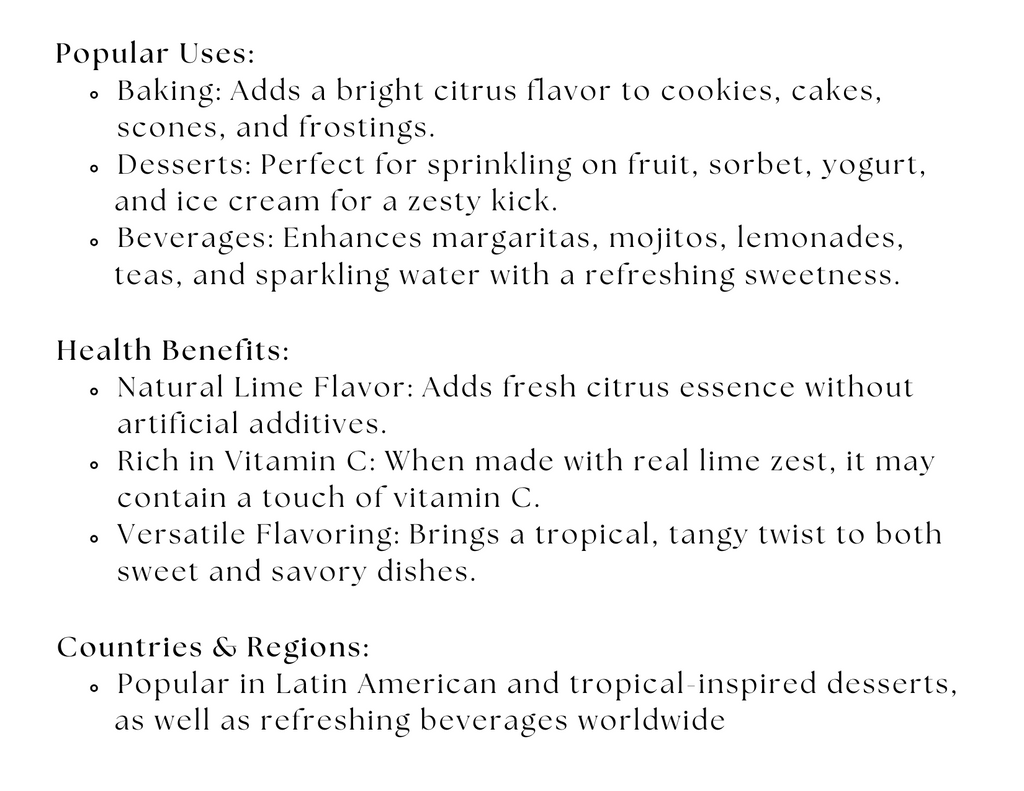 Lime Sugar