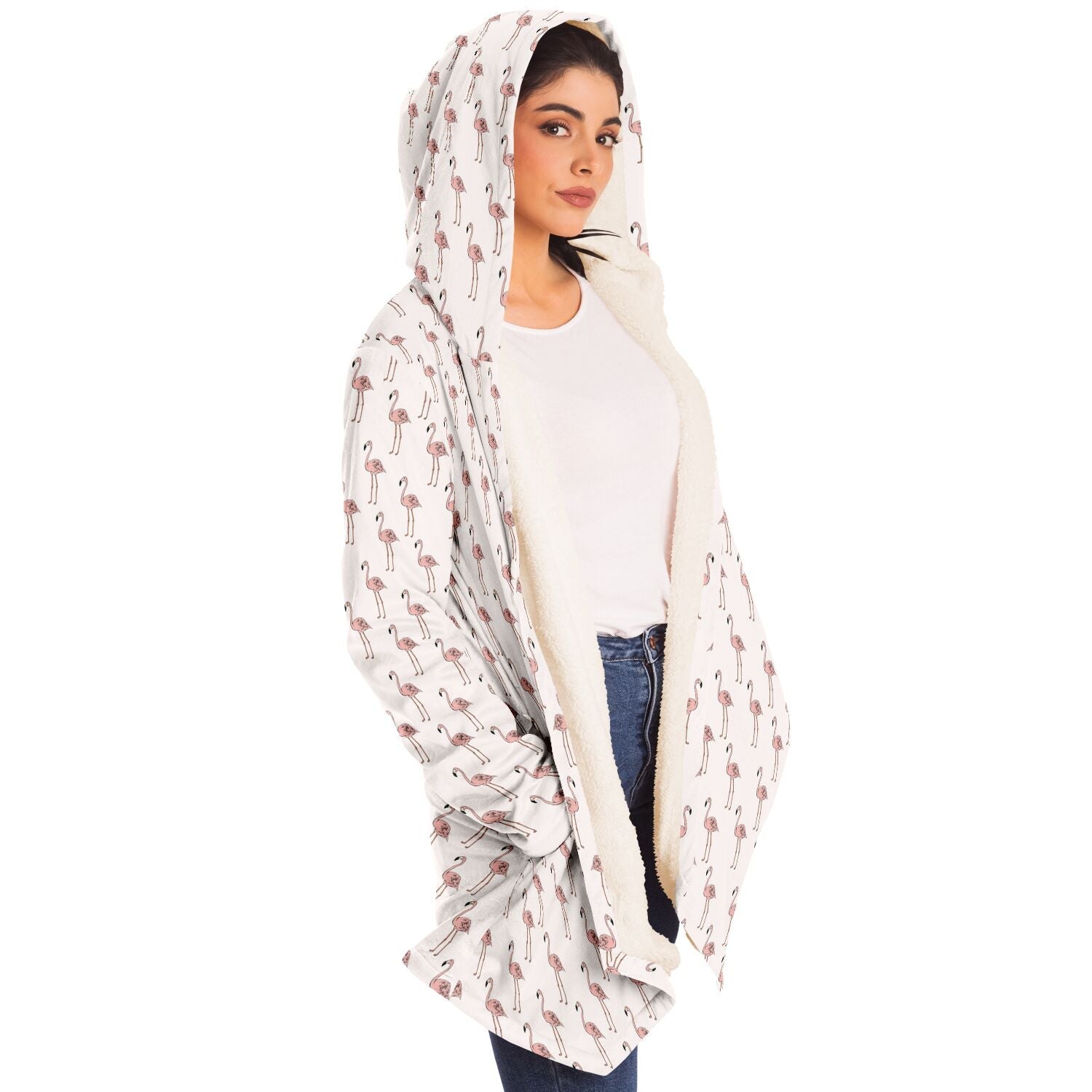 Classic Flamingo Cloak Hoodie