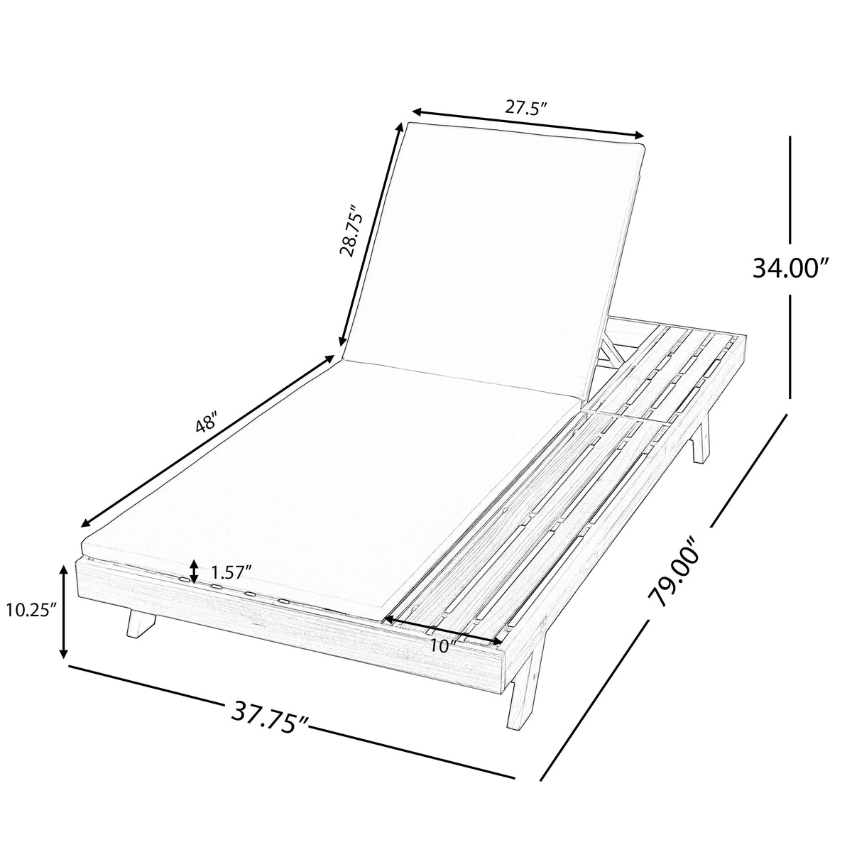 Lounge Chaise Set