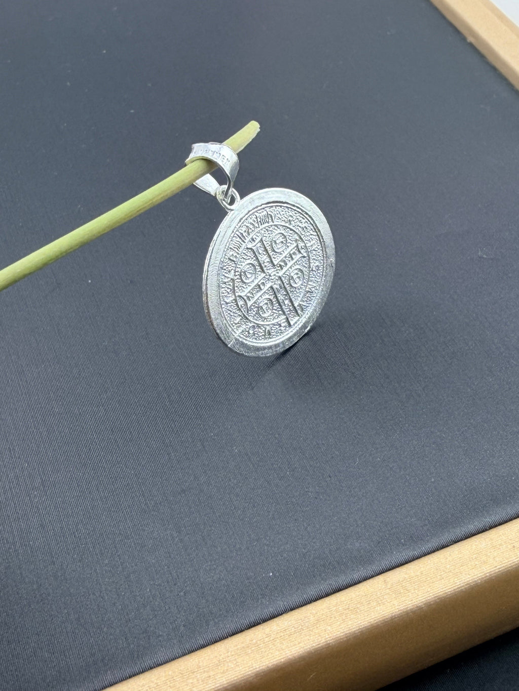 Silver 925 St Benedict medal| Catholic pendant | Plata 925 medalla San Benito de Abad