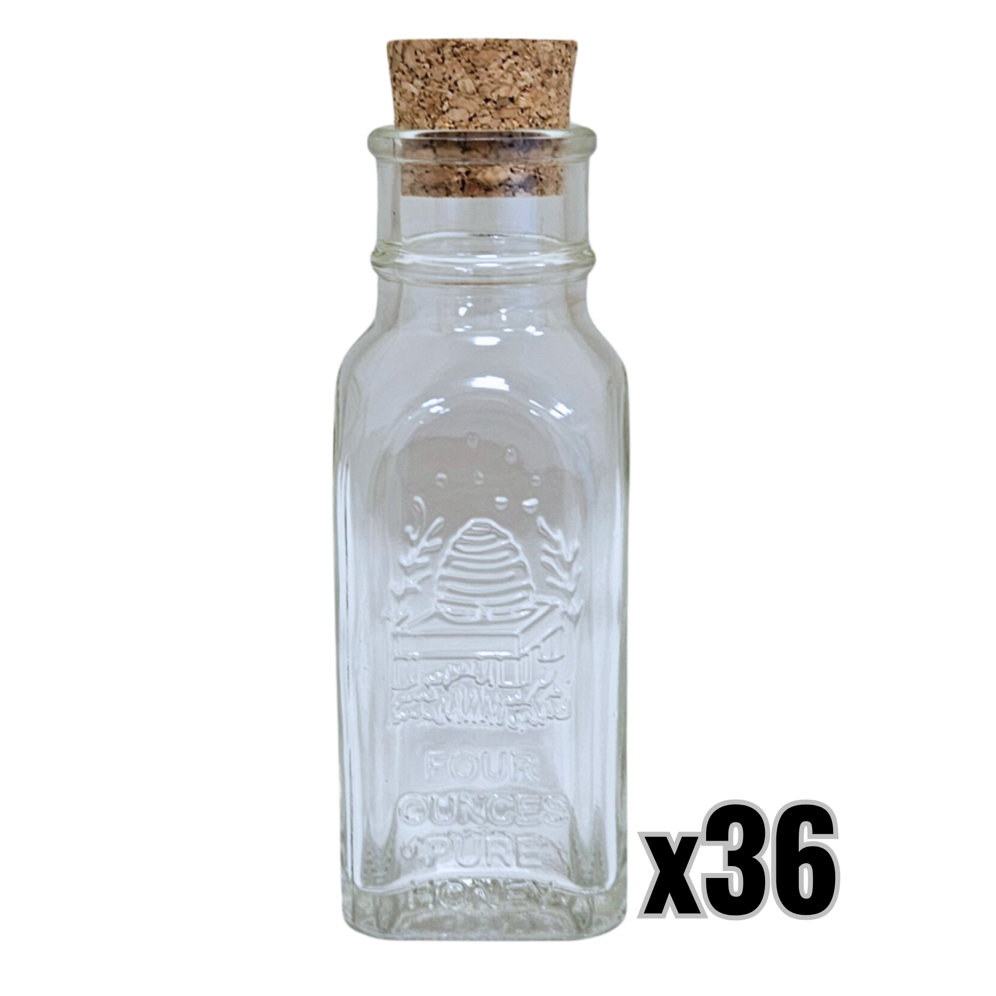 4 oz Glass Muth Jars w/ Corks