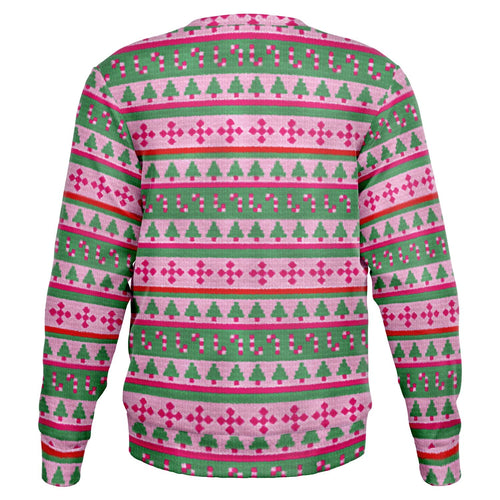 Awkward Flamingo Ugly Christmas Sweatshirt