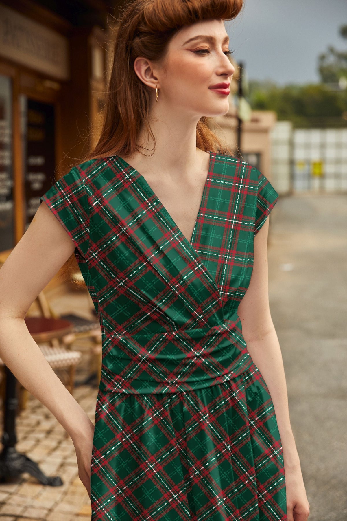 Plaid Greta Dress - Plus Sizes only