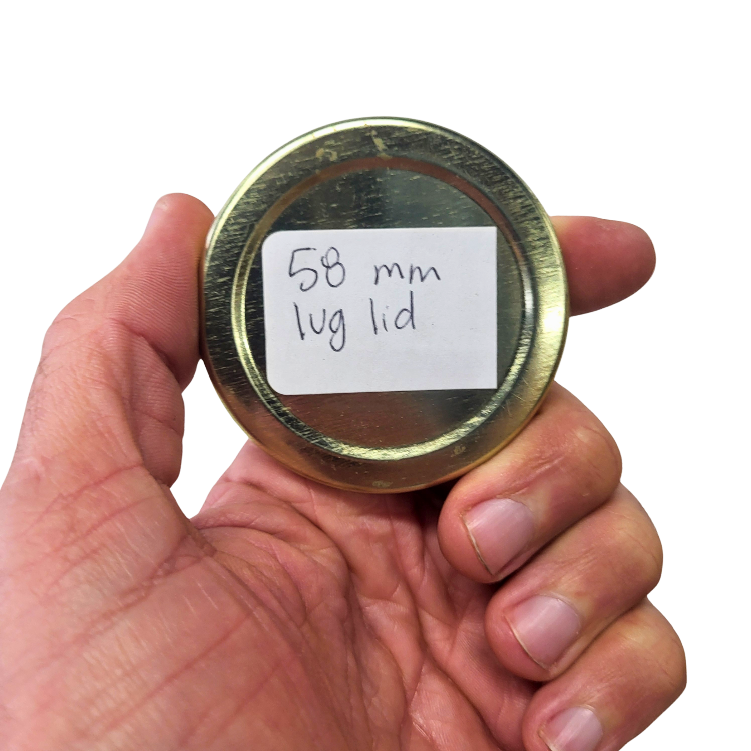 58mm Metal Lug Lid