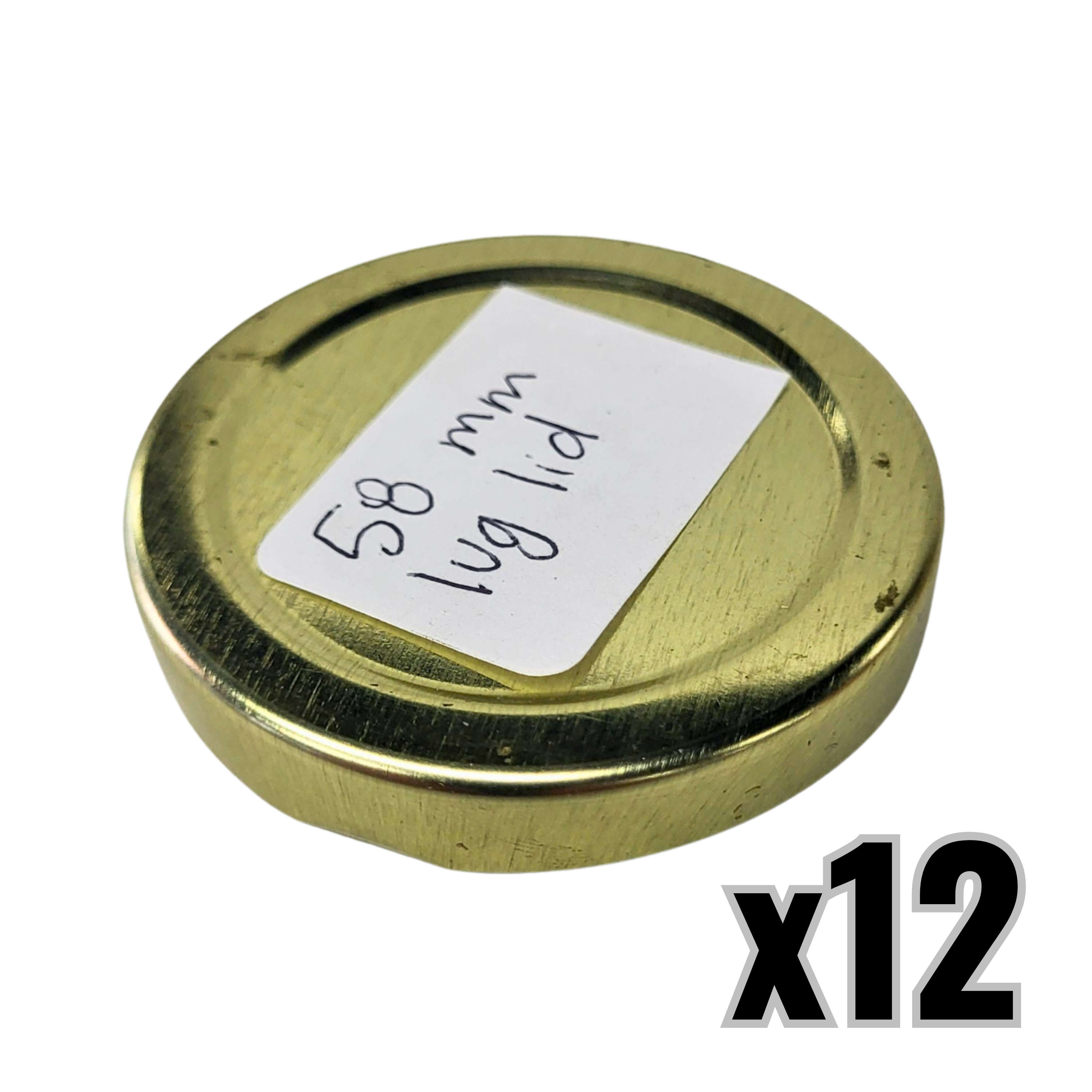 58mm Metal Lug Lid