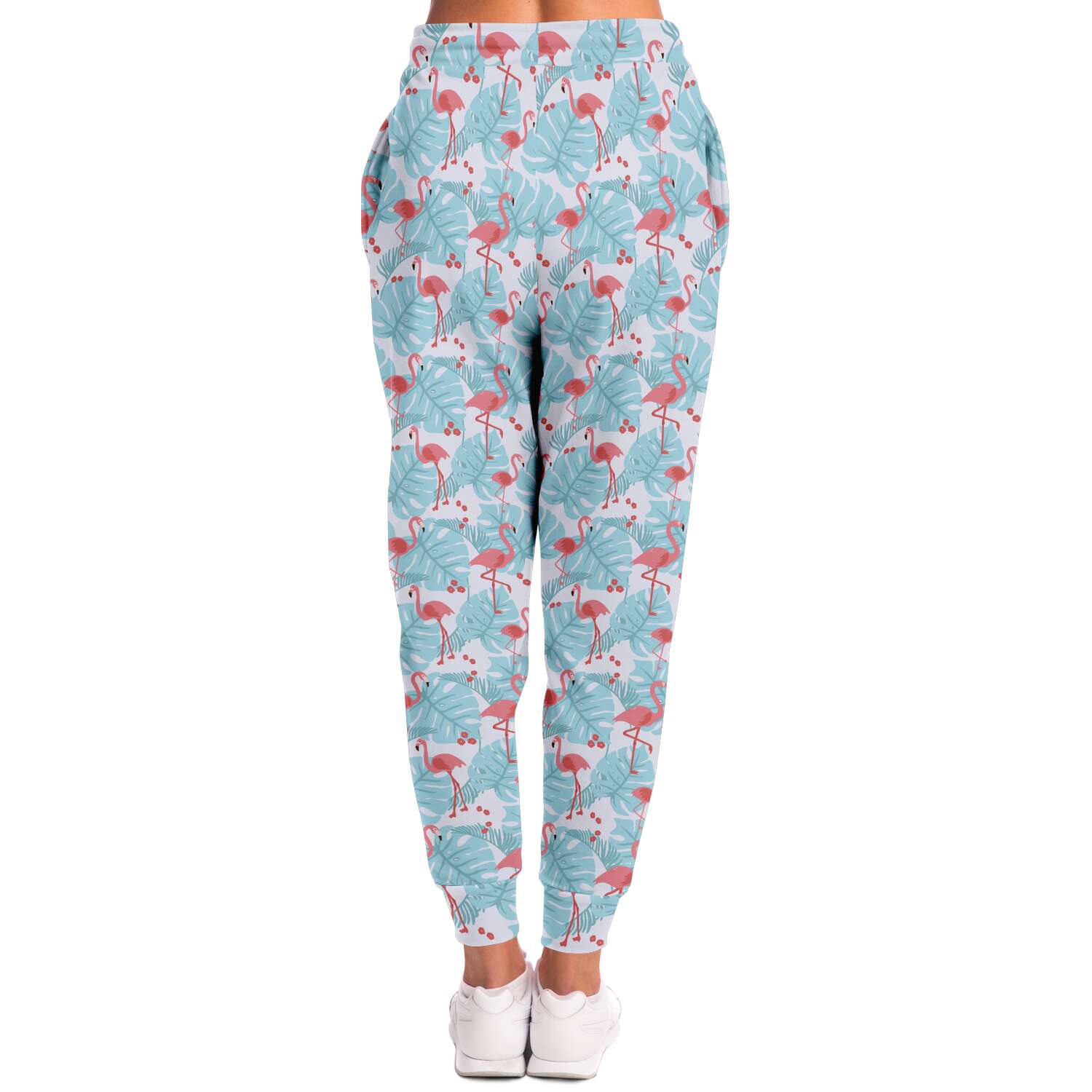 Flamingo Blue Floral Joggers