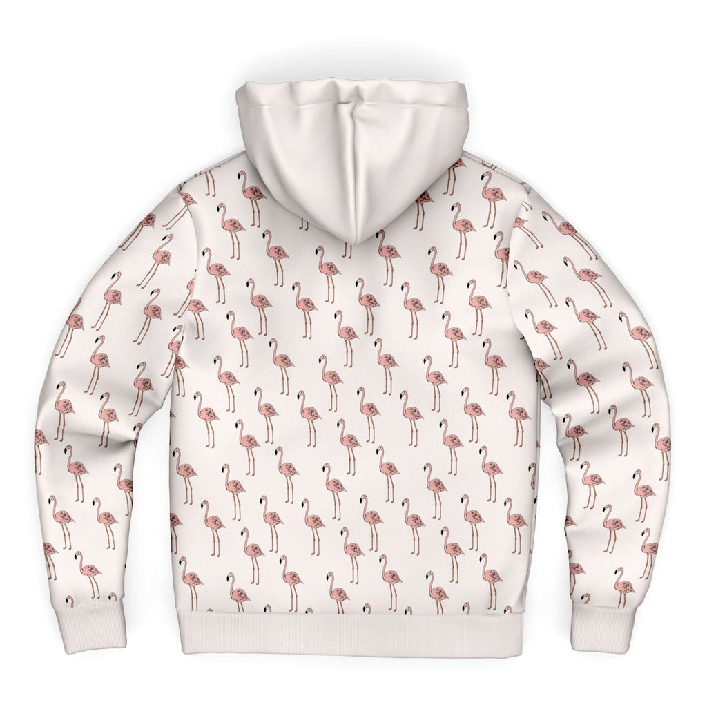 Classic Flamingo Zip-Up Hoodie
