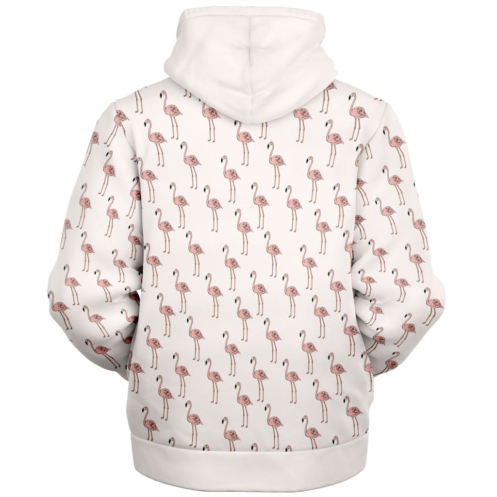 Classic Flamingo Zip-Up Hoodie