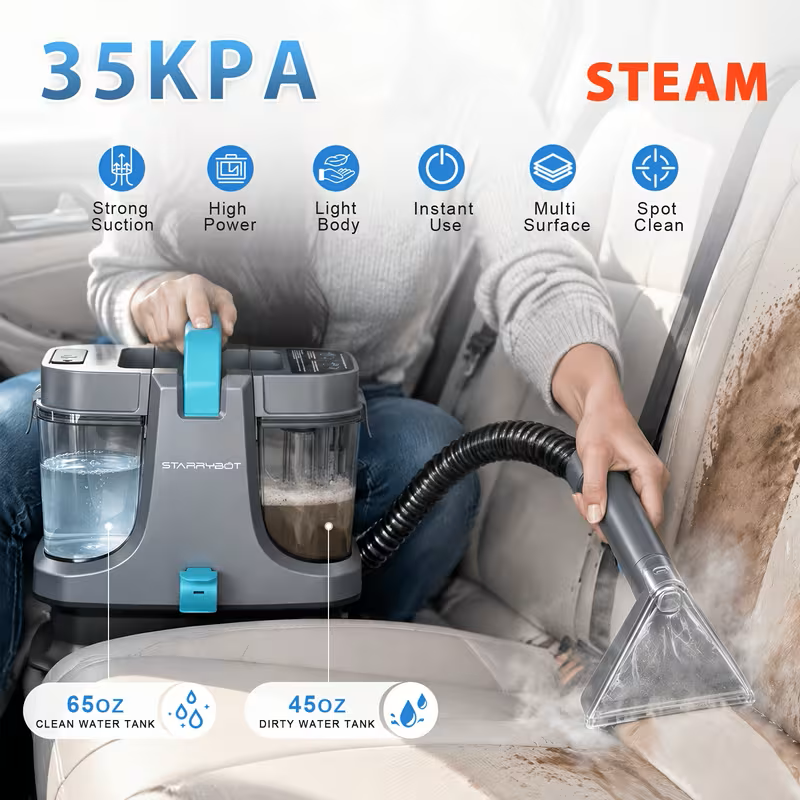 1500W Portable Carpet and Upholstery Spot Cleaner Machine
