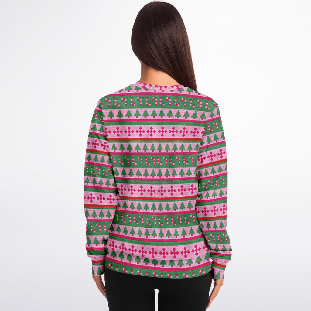 Awkward Flamingo Ugly Christmas Sweatshirt
