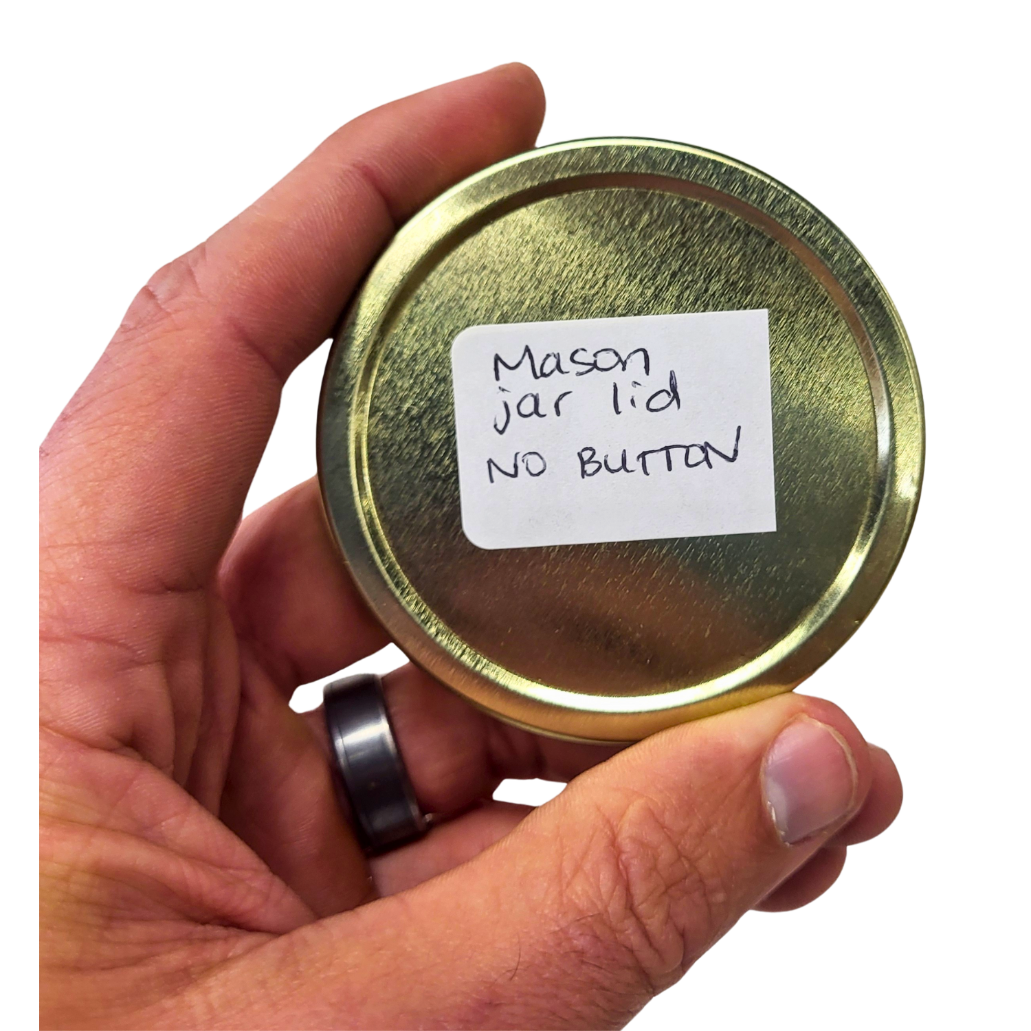 70 mm Mason Canning Jar Lid - Gold