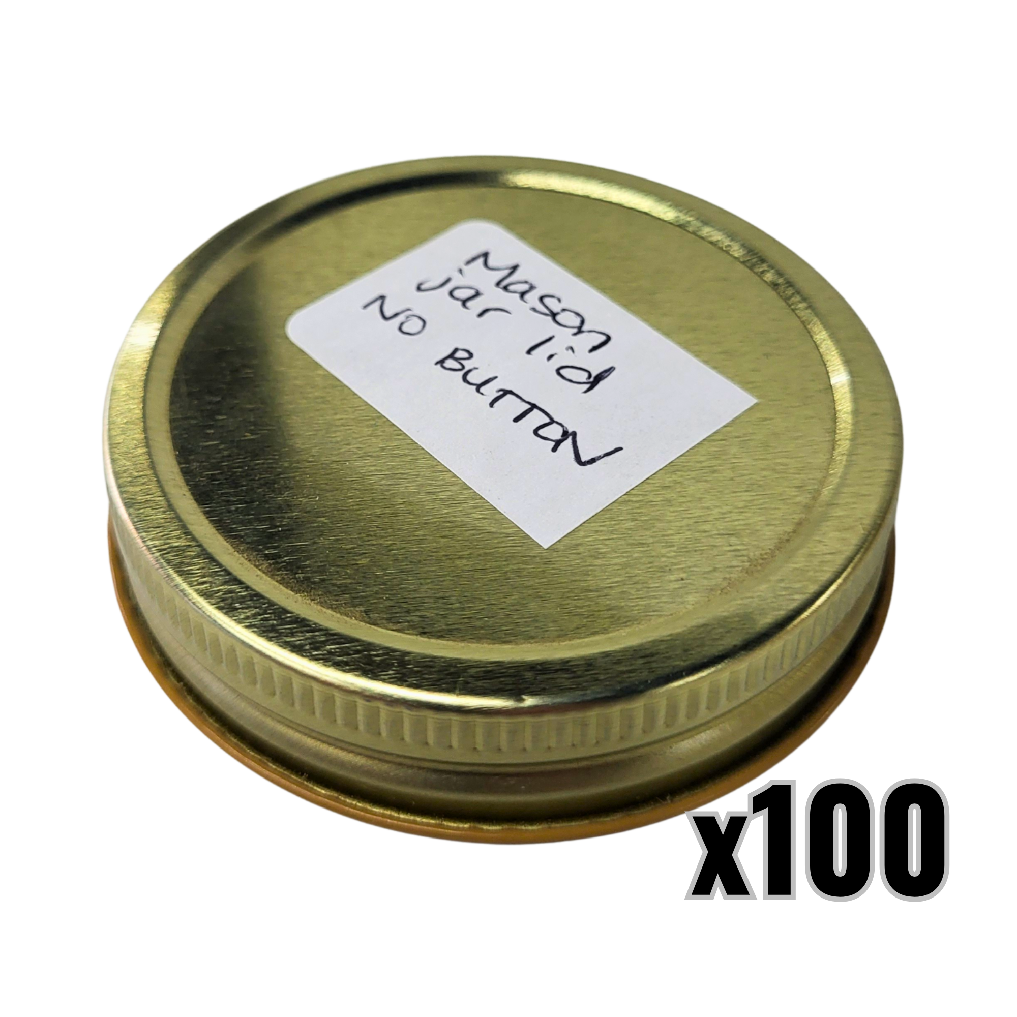 70 mm Mason Canning Jar Lid - Gold