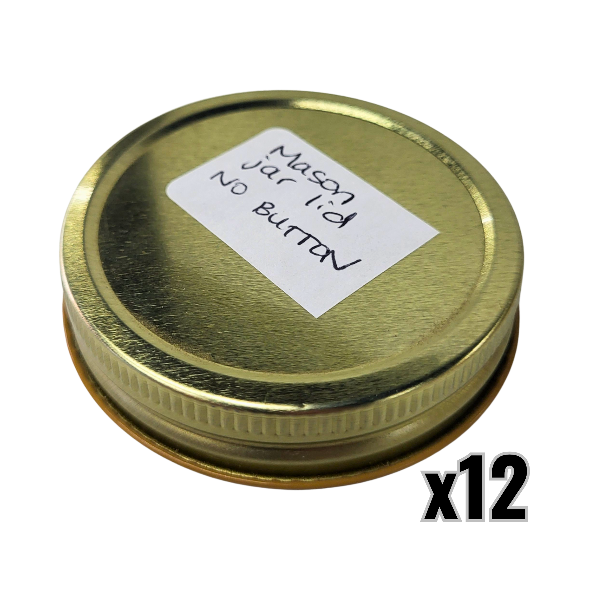 70 mm Mason Canning Jar Lid - Gold