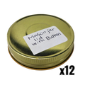 70 mm Mason Canning Jar Lid - Gold