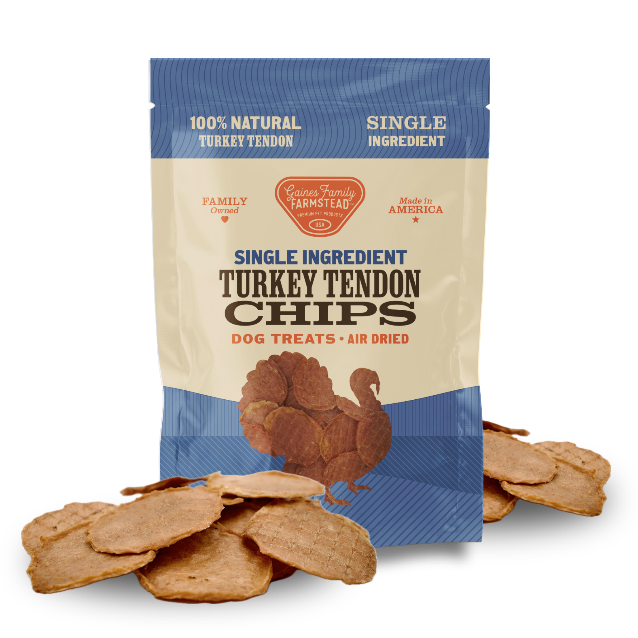 5oz Turkey Tendon Chips