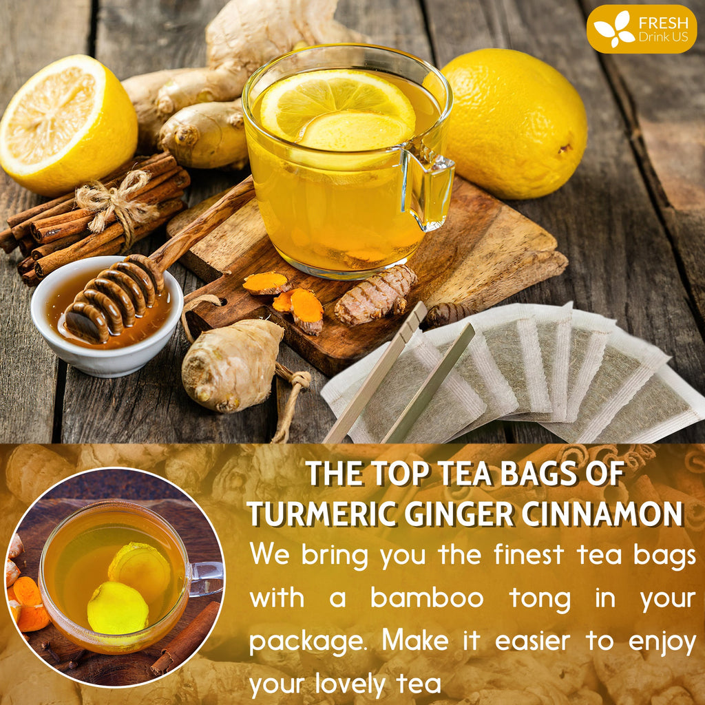 Turmeric, Ginger, Cinnamon Tea Bags
