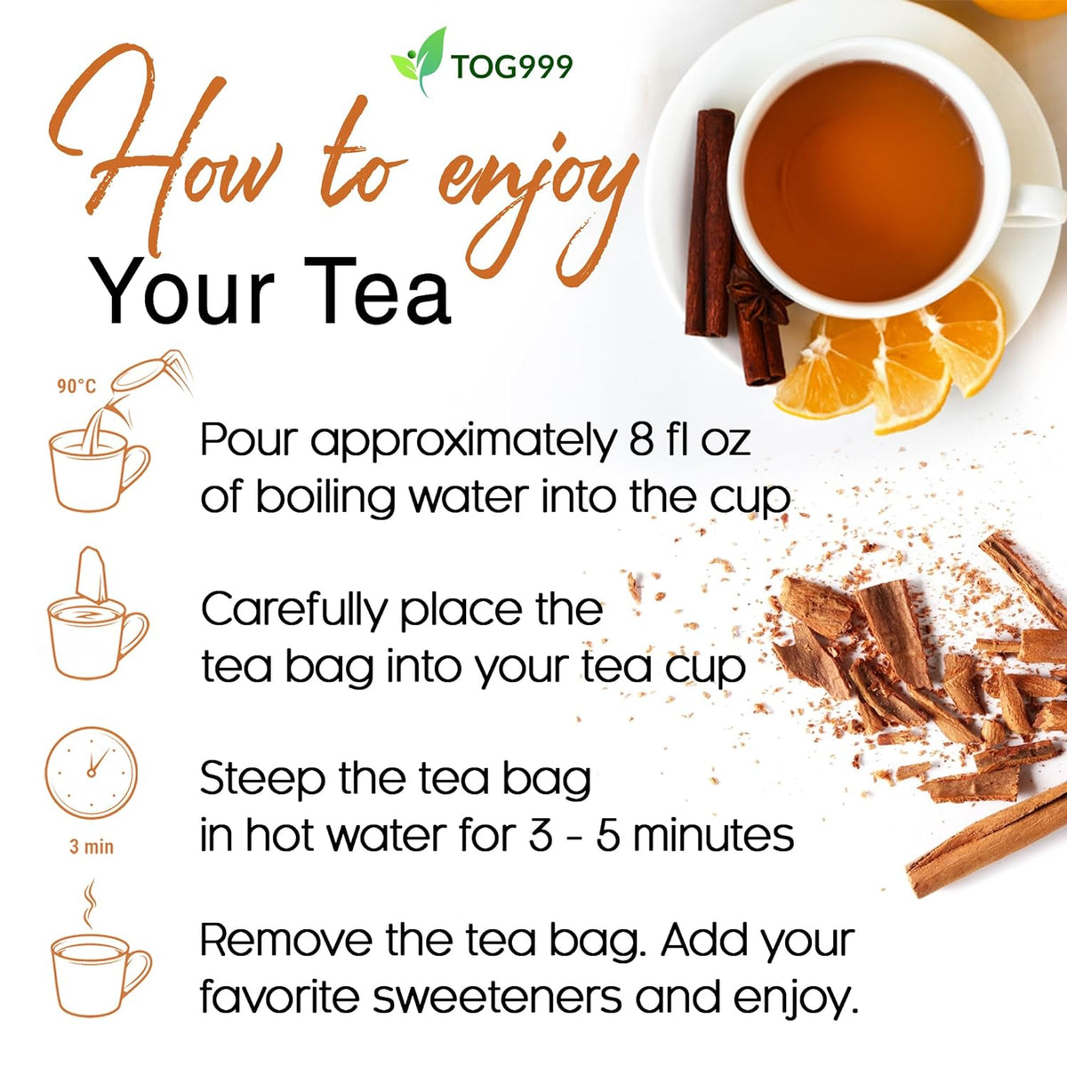 Pure Cinnamon Tea Bags