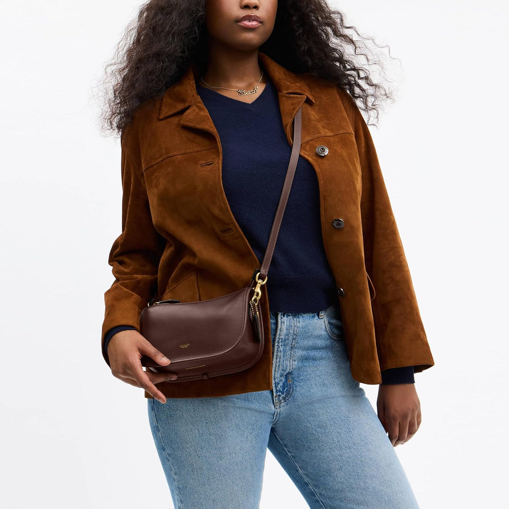 COACH Women's Natural Grain Leather Waverly Bag