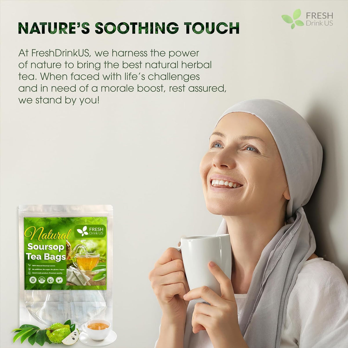Premium Soursop Leaves Tea Bags