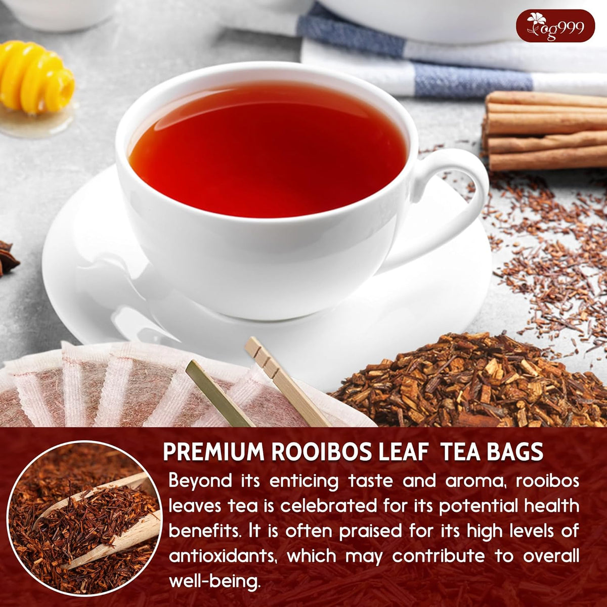 Premium Red Rooibos Tea Bags
