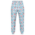 Flamingo Blue Floral Joggers