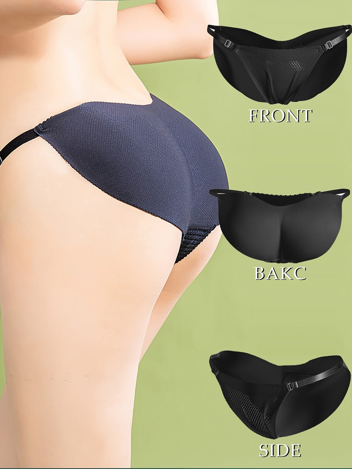 Invisible Boost Fake Butt Lifting Bikini Panties for Women – Ultra-Thin Breathable and Seamless Women's Lingerie for Natural Enhancement and All-Day Comfort