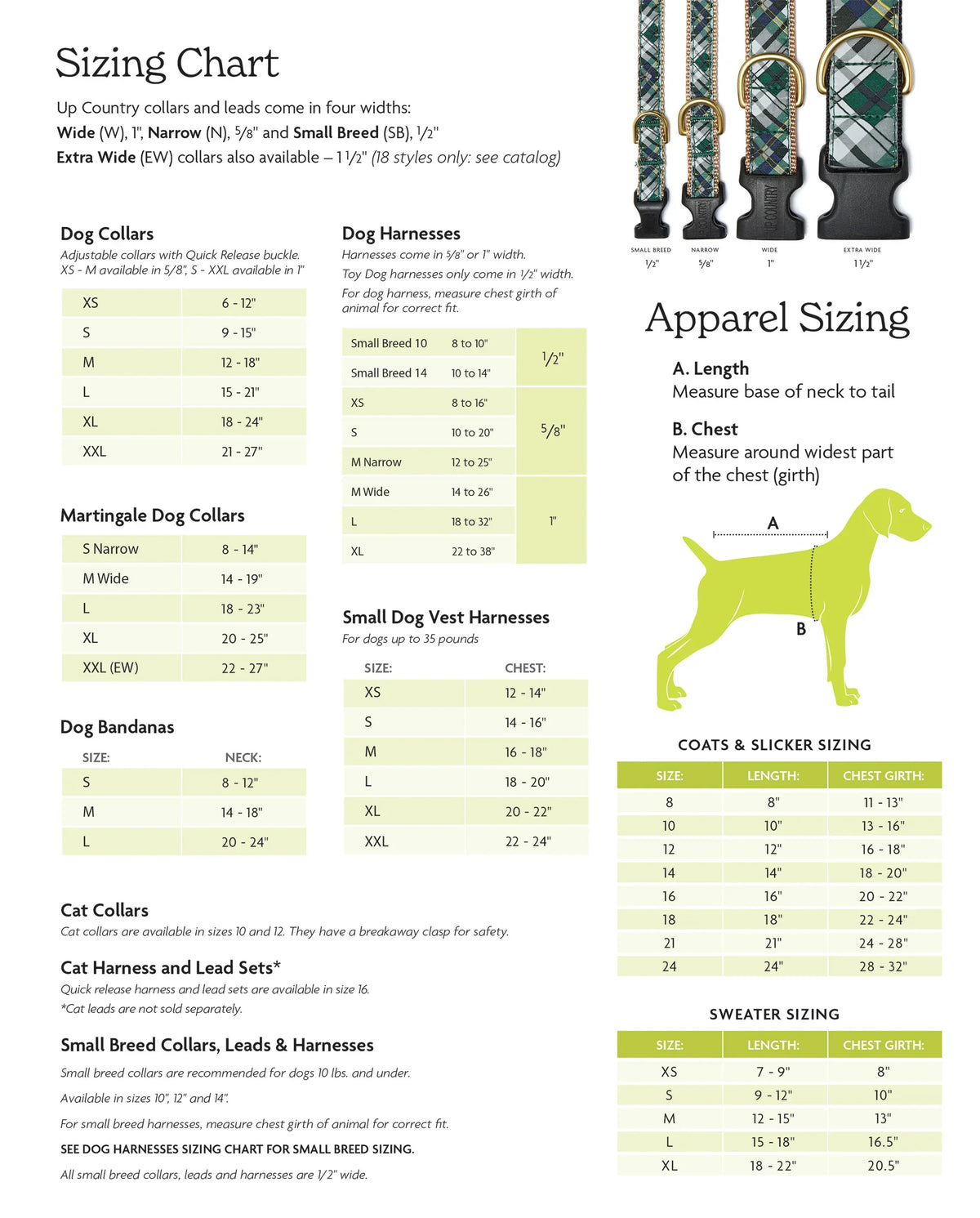 Black Tartan Dog Collar: Wide