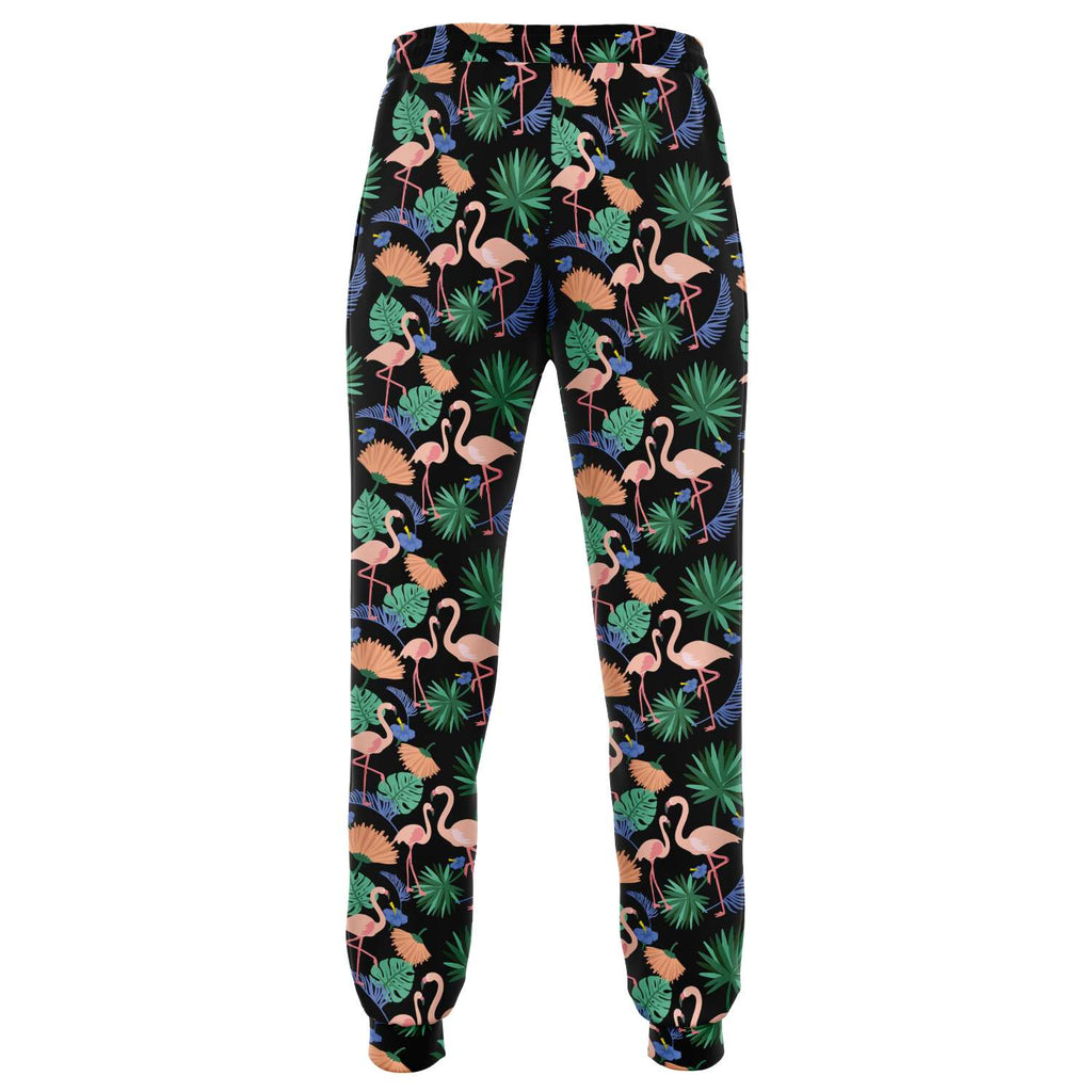 Flamingo Exotic Floral Joggers