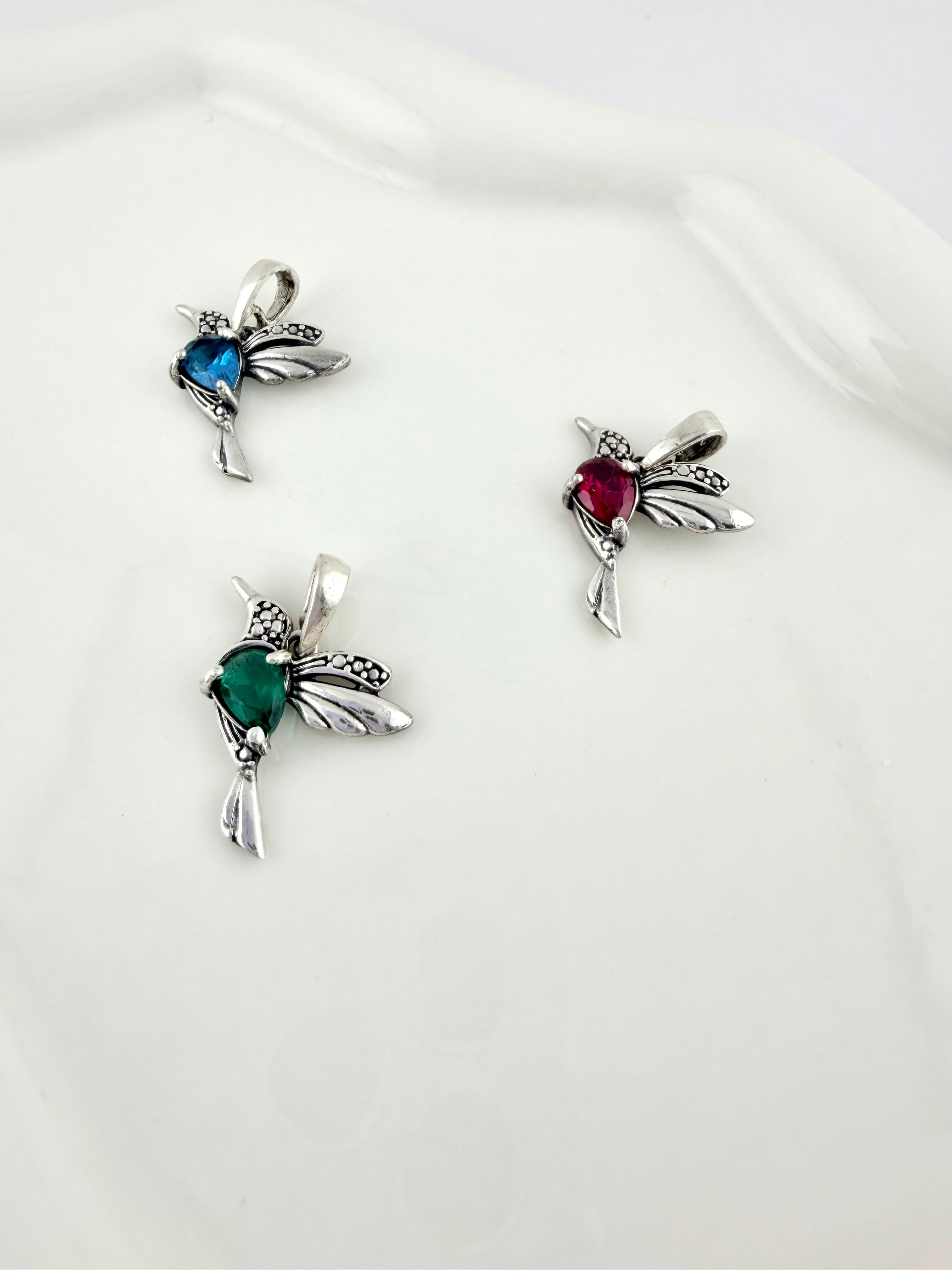 Silver 925 hummingbird pendant | Silver pendants |