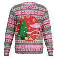 Awkward Flamingo Ugly Christmas Sweatshirt