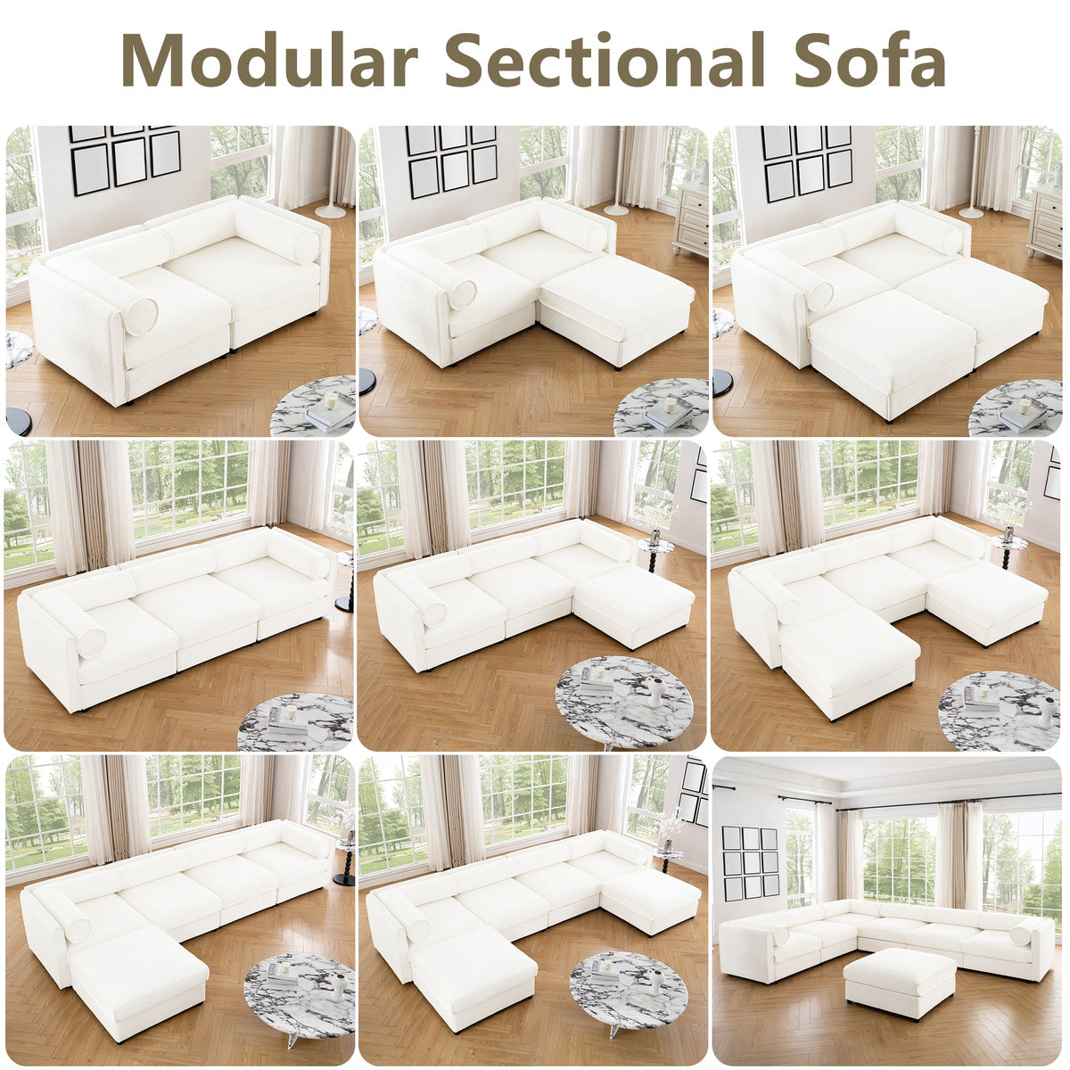 Stylish Chenille Sofa
