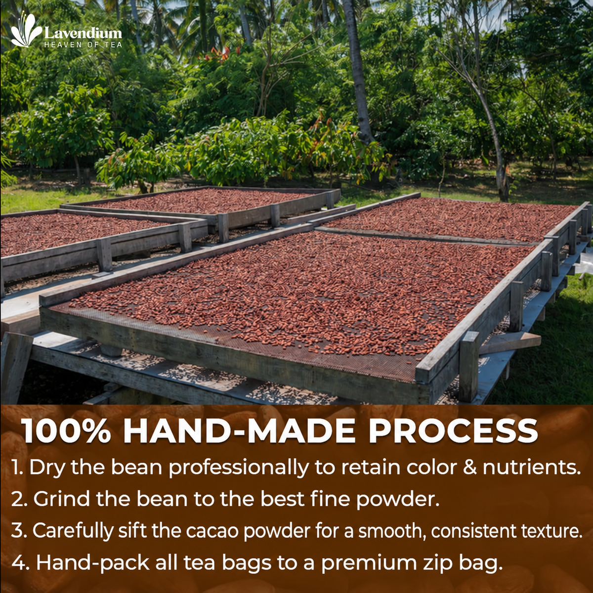 Cacao Powder, 25oz (1.56 lbs), 100% Natural & Pure, Unsweetened, Rich Chocolate Flavor, Perfect for Baking & Smoothies