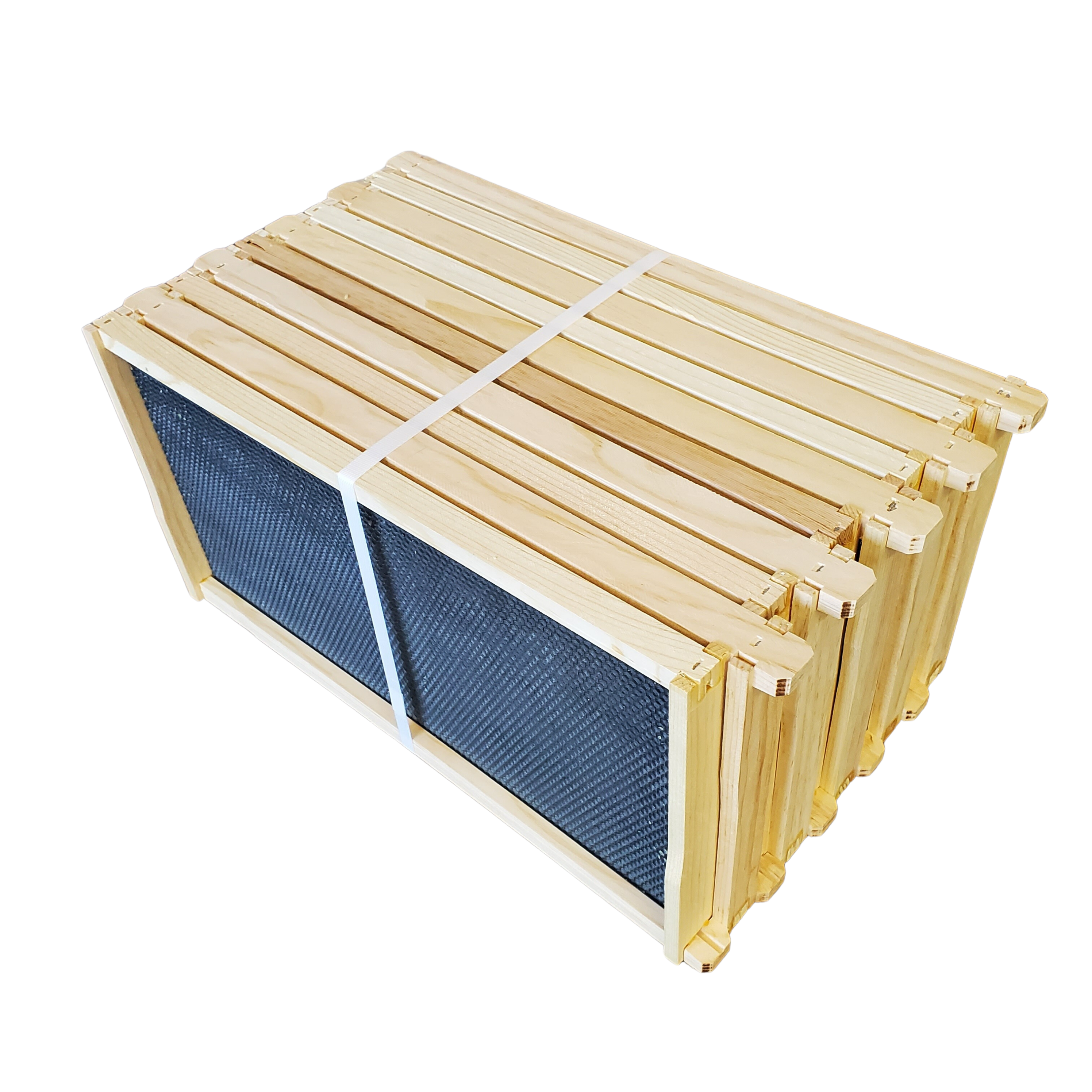 Deep 9 1/8-Inch Langsroth Frame, Grooved Top / Grooved Bottom With Double Wax Foundation
