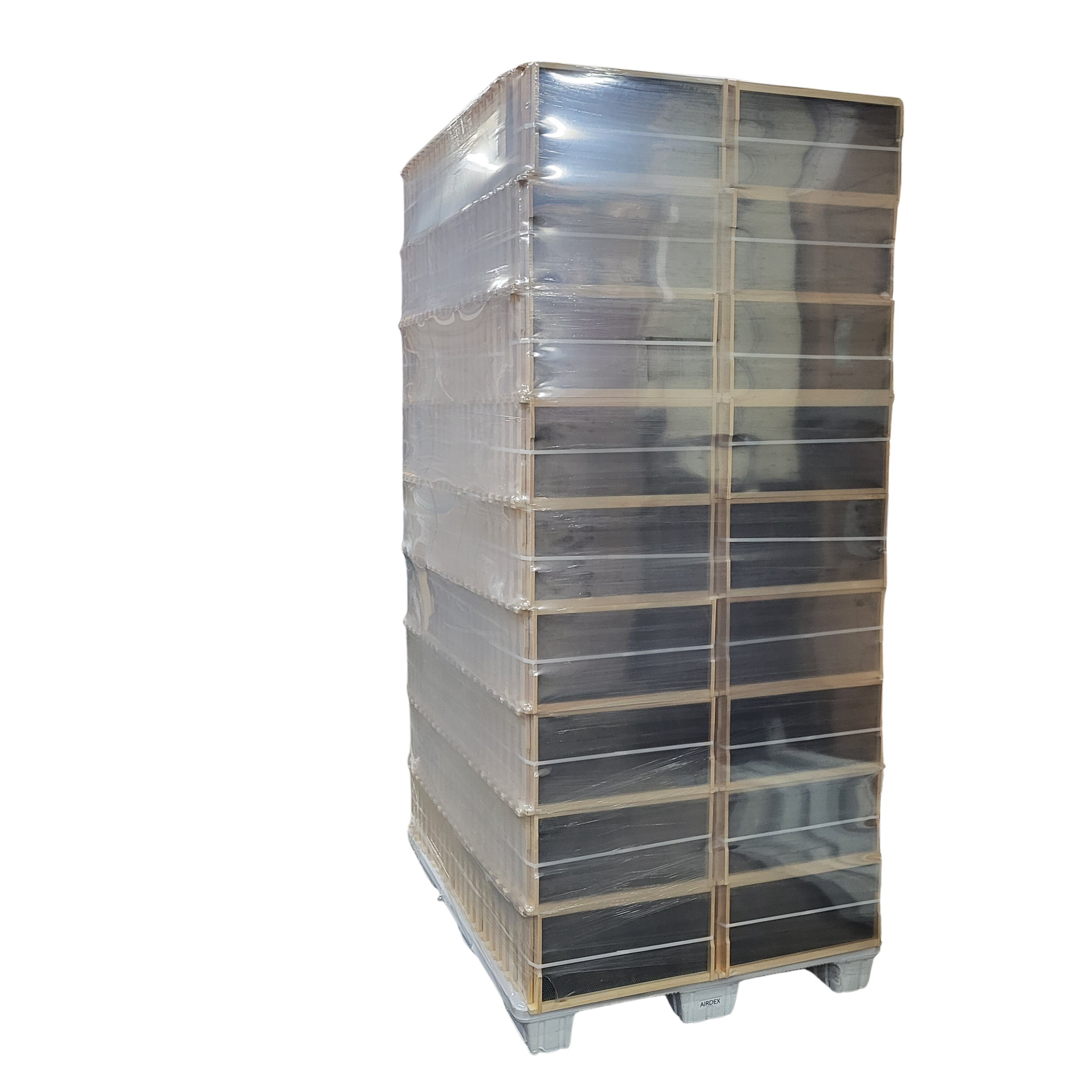 Deep 9 1/8-Inch Langsroth Frame, Grooved Top / Grooved Bottom With Double Wax Foundation
