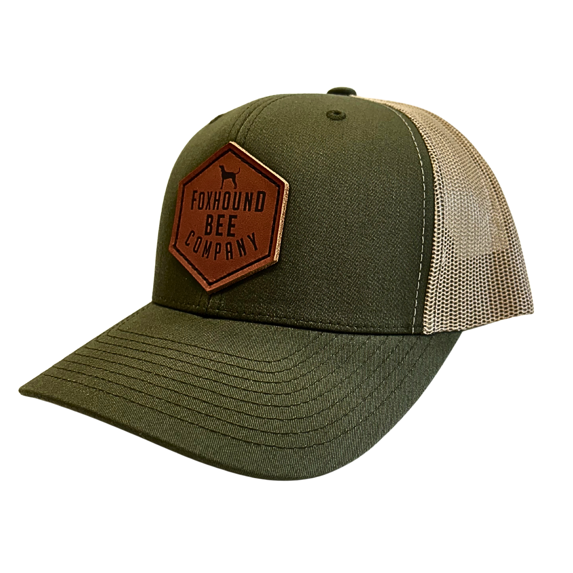 Leather Patch Trucker Hat