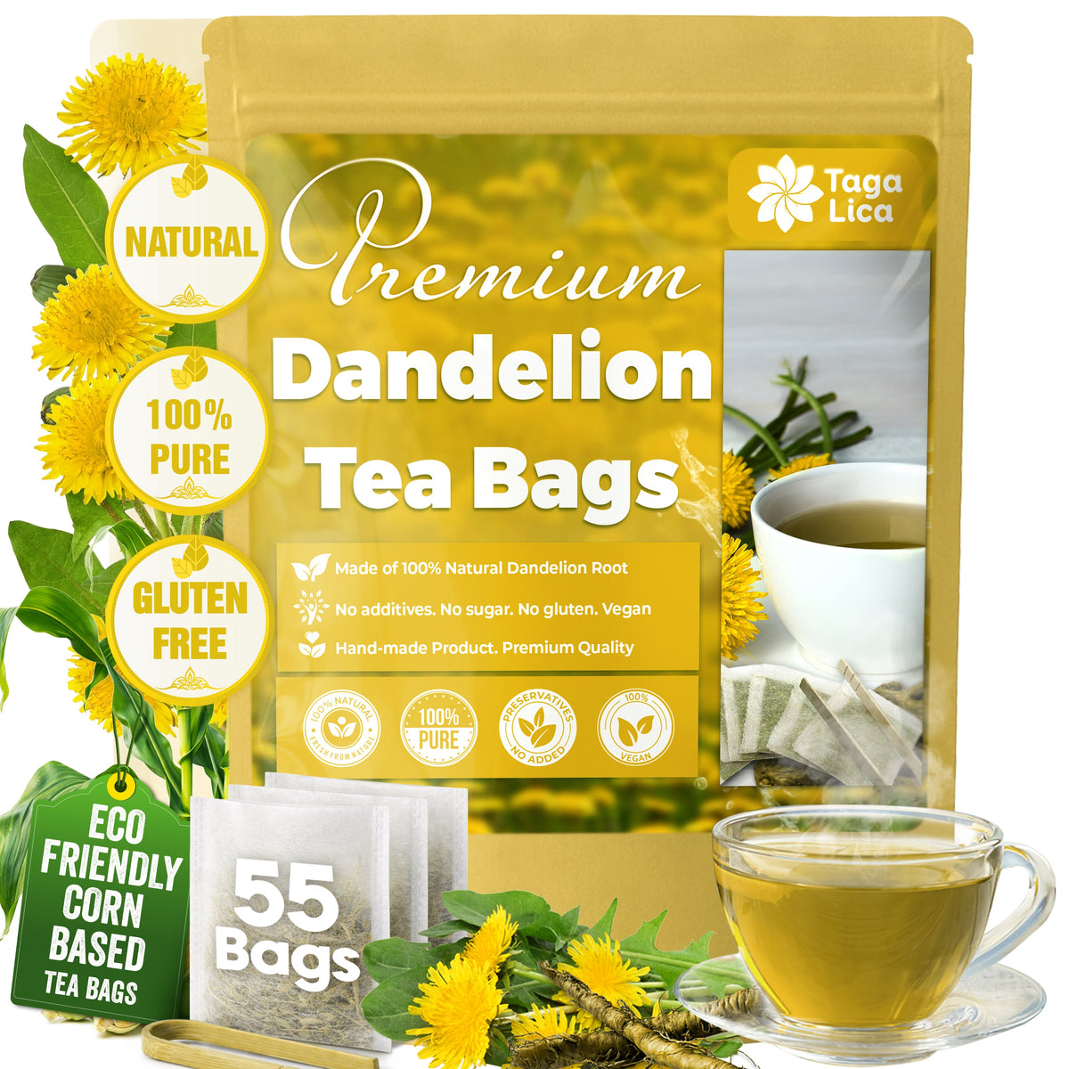 Dandelion Root Tea Bags