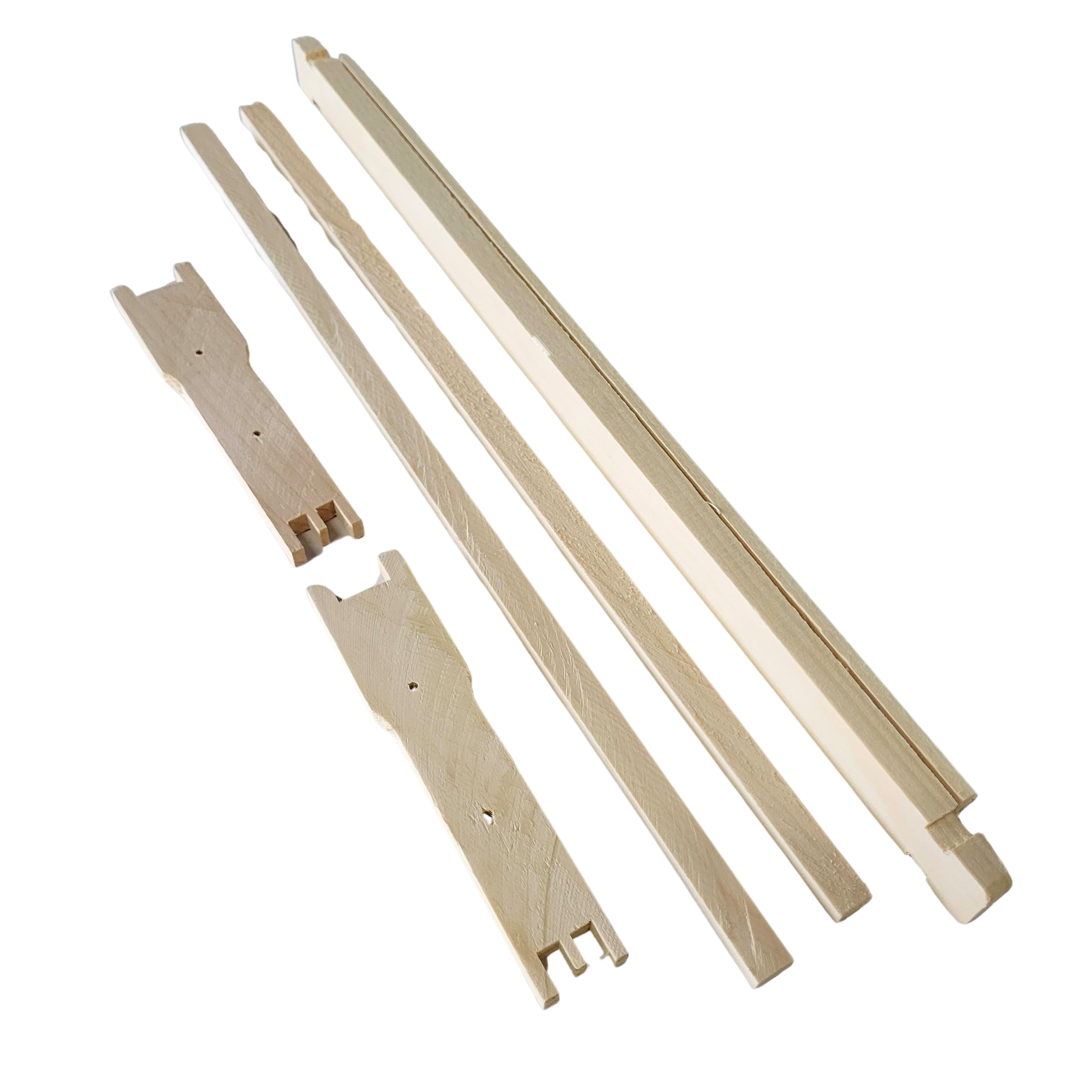 Medium 6 1/4 Inch Langstroth Frame, Wedged Top / Split Bottom with Holes