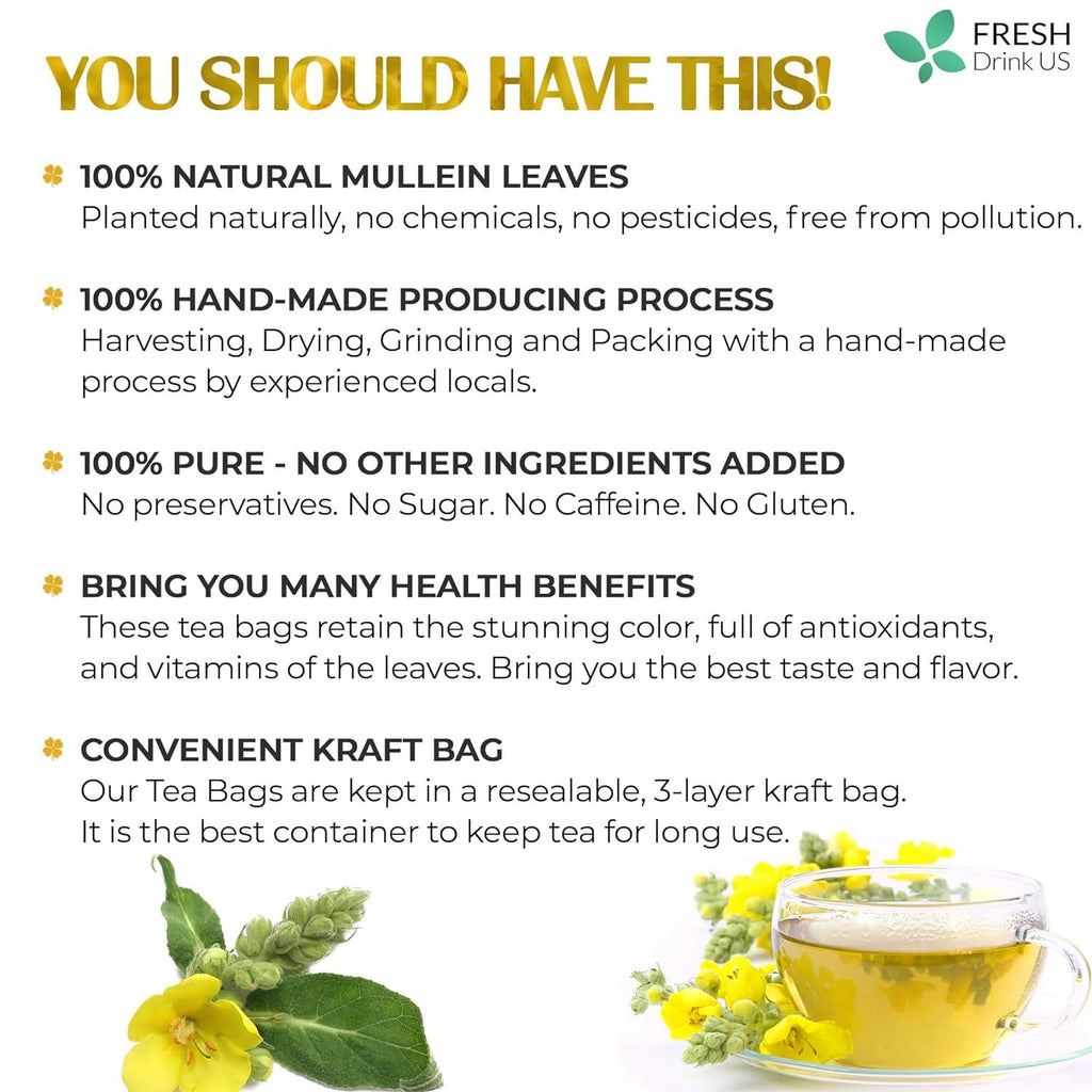 Mullein Leaf Tea Bags