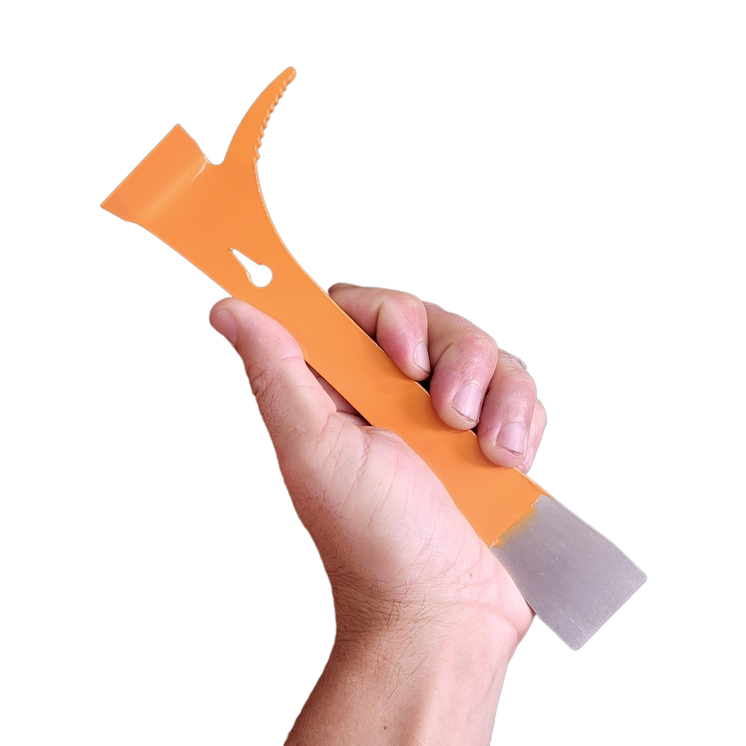 Orange KW Small Steel Hive Tool With Hook